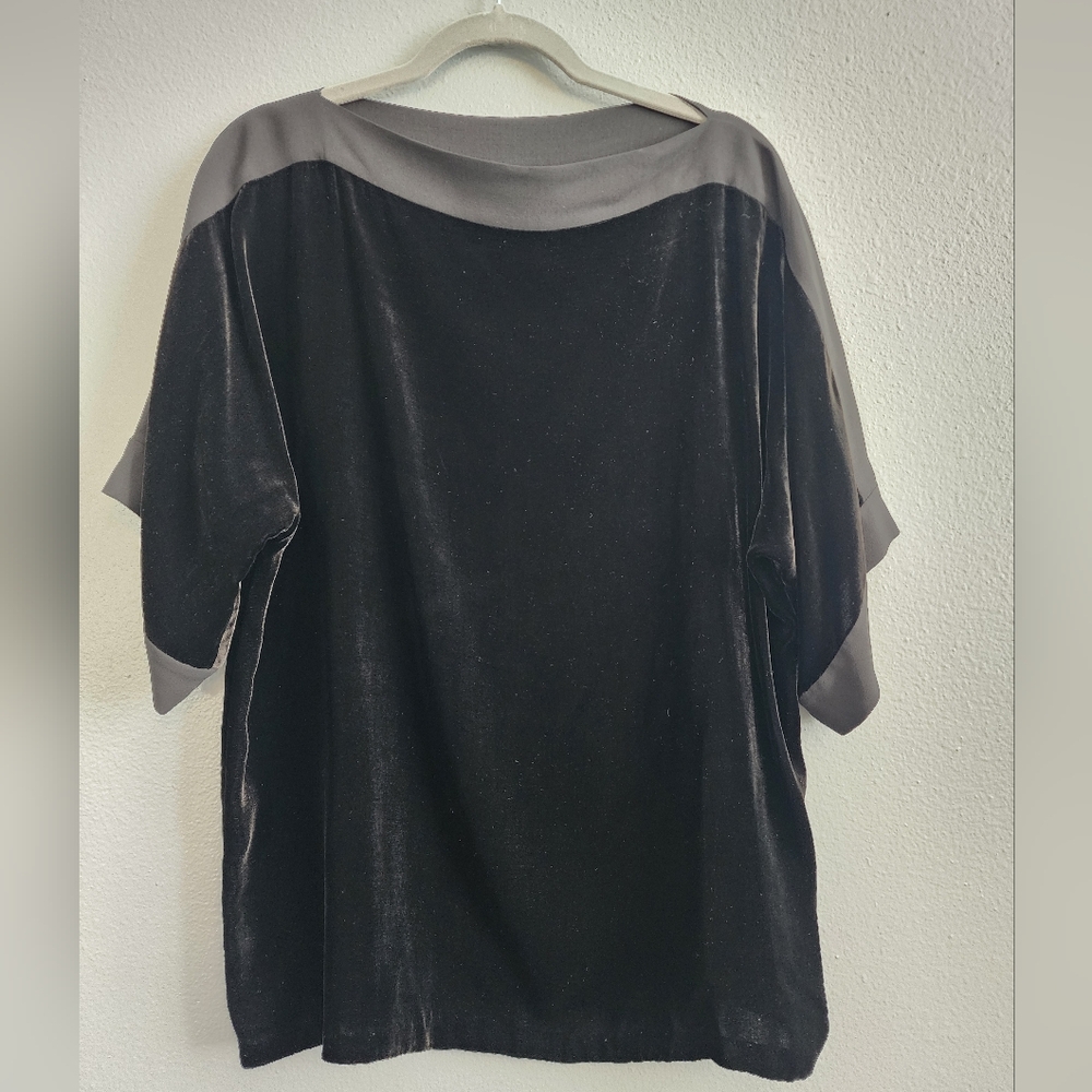 Eileen Fisher Velvet Dolman Top Sz S/P